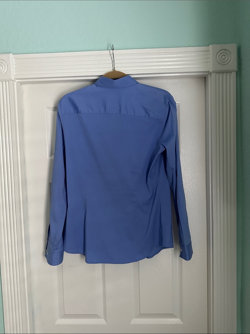 Theory Periwinkle Button-Down Shirt - Picture 3 of 3